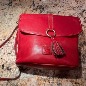 Dooney & Bourke soft red leather bag